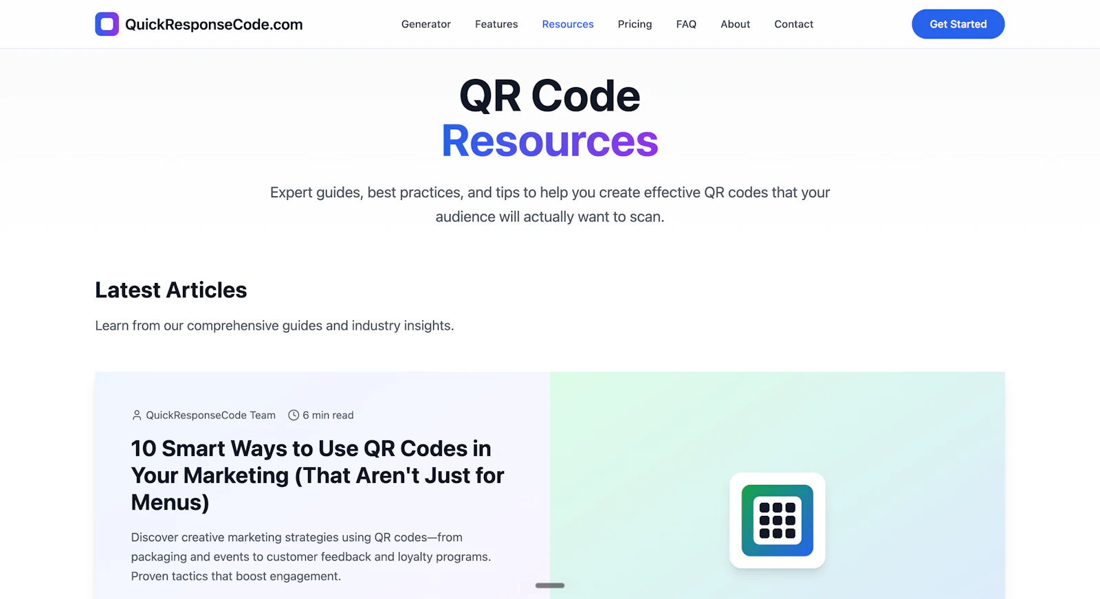 QuickResponseCode.com screenshot 4