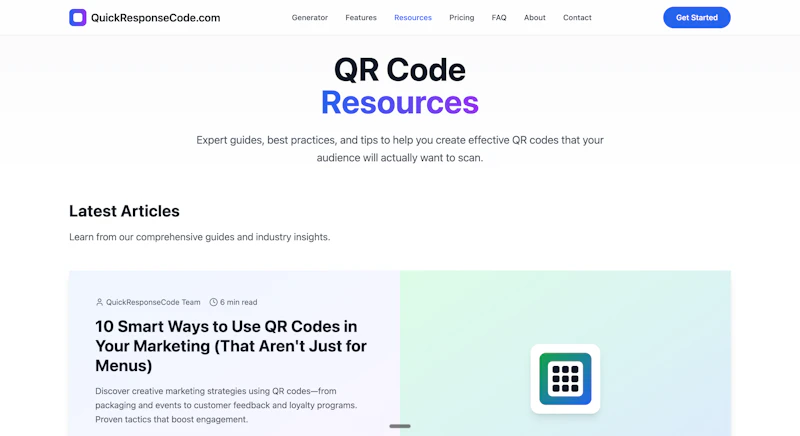 QuickResponseCode.com screenshot 4