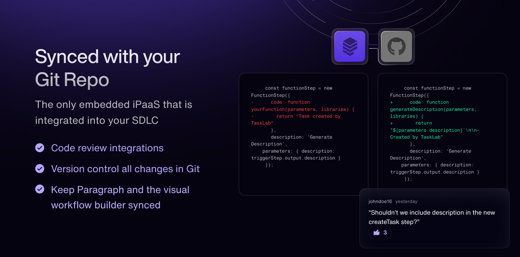 Paragraph (Integrations as Code) - Ship user-facing SaaS integrations for your app 7x faster media 6