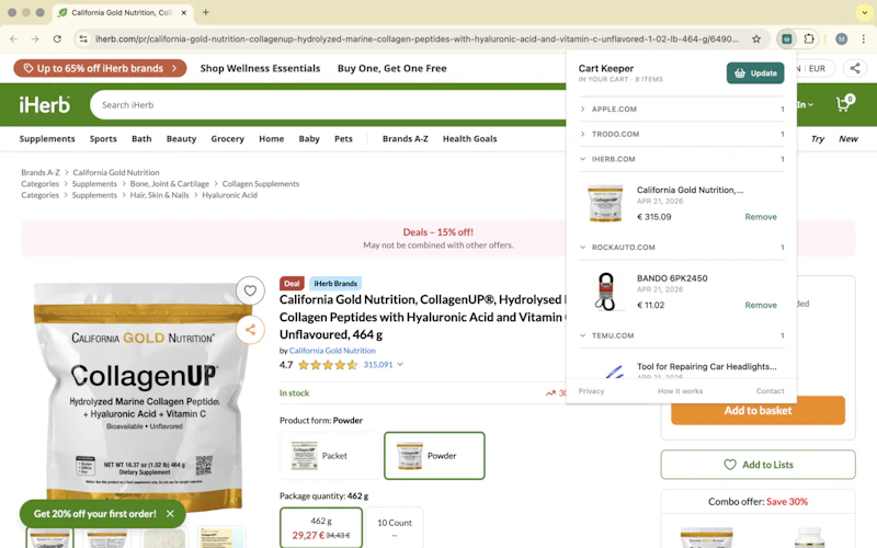Cart Keeper screenshot 4