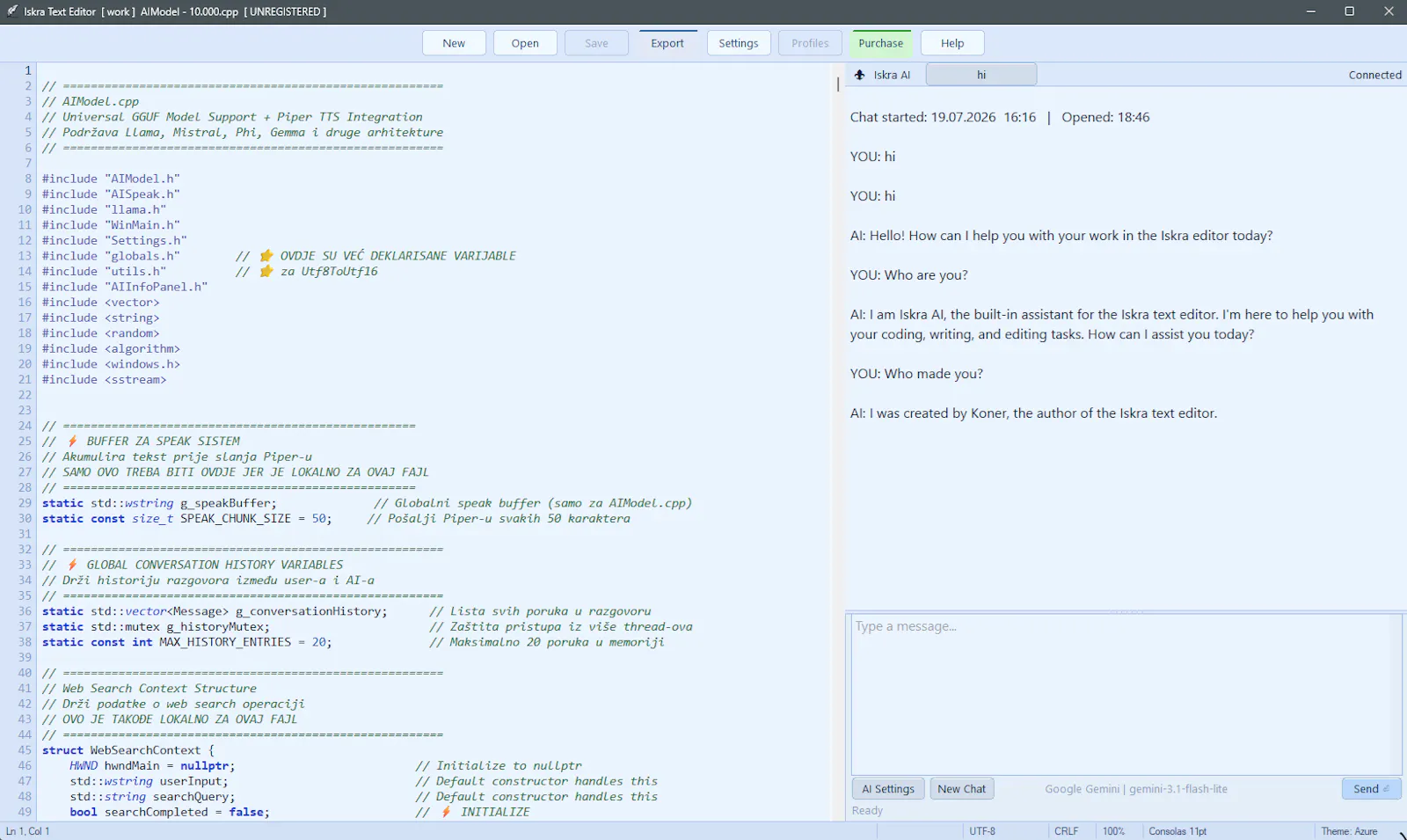 Iskra Text Editor screenshot 5