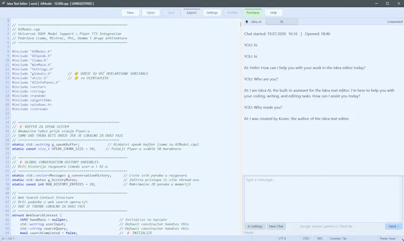 Iskra Text Editor screenshot 5