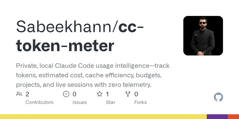 CC Token Meter screenshot 1
