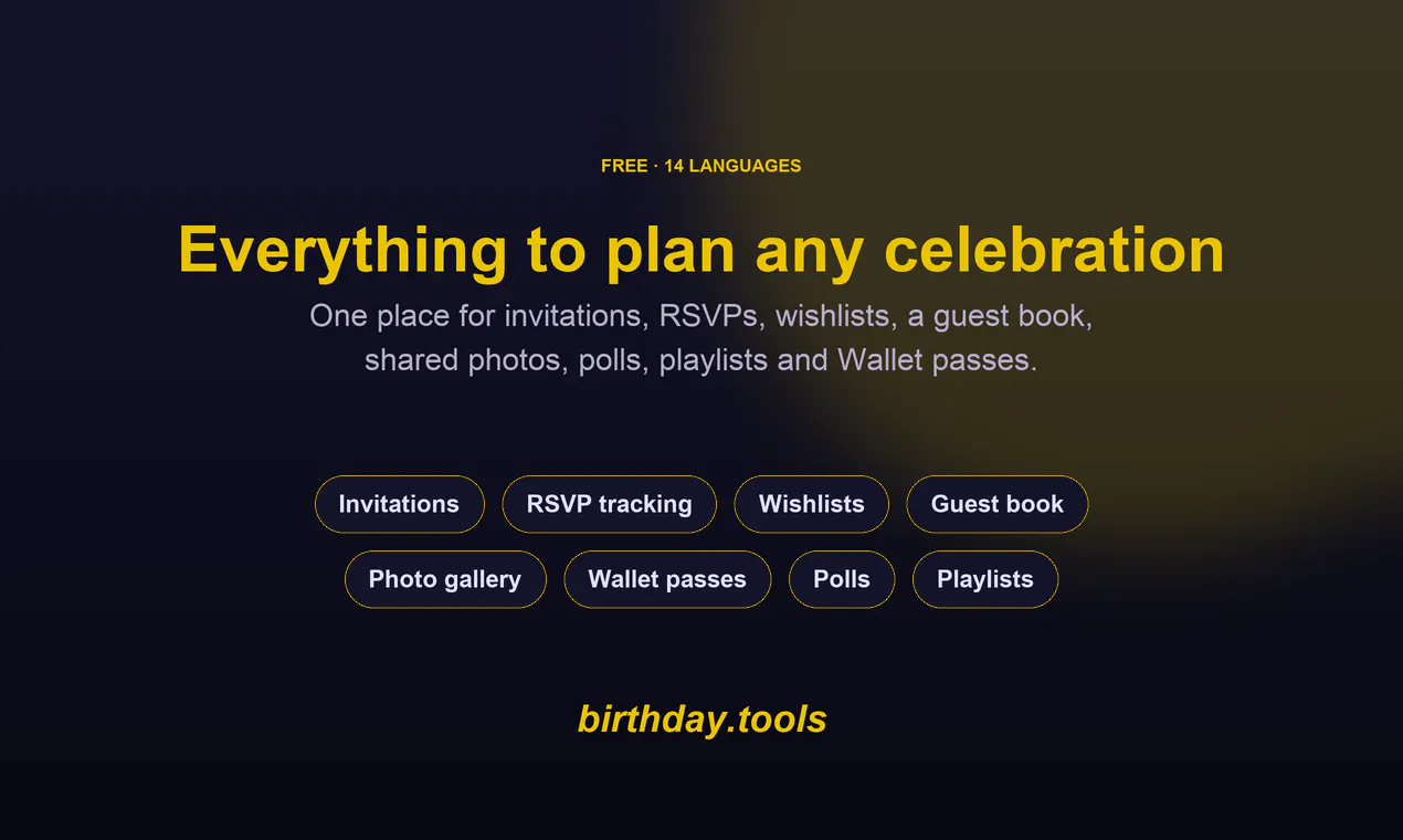 Birthday Tools gallery image