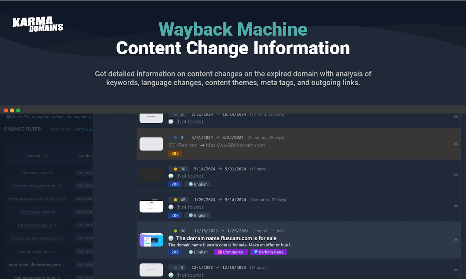 Karma.Domains: AI Search 7M+ Domains screenshot 7