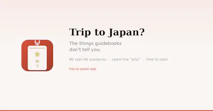 Trip to Japan? gallery image