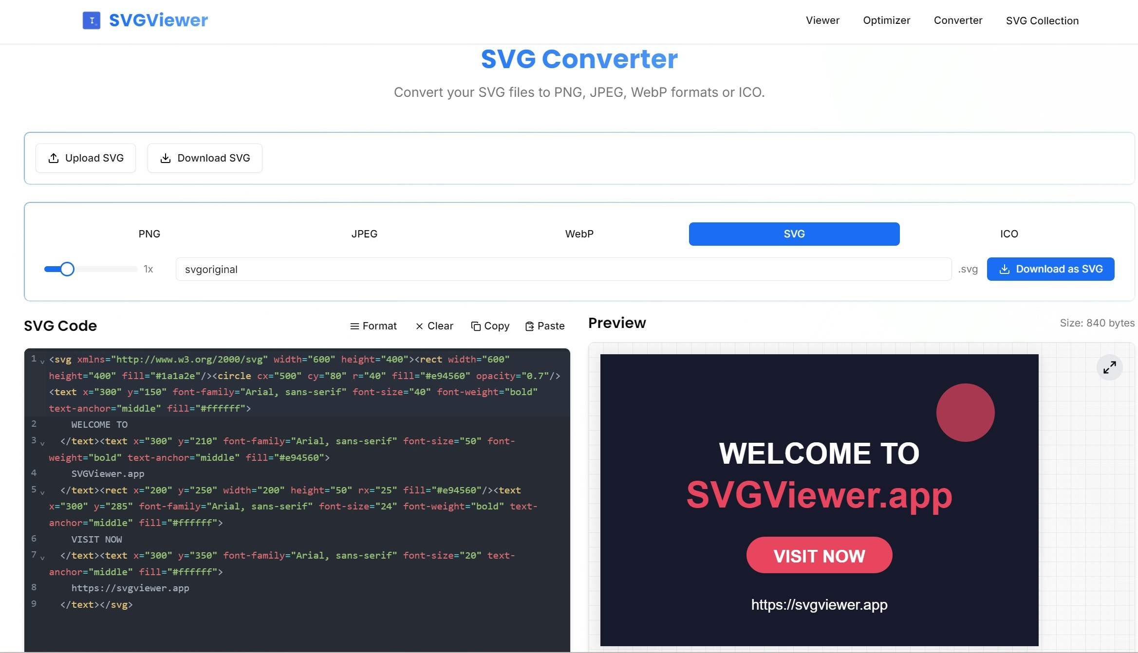 SVG Converter