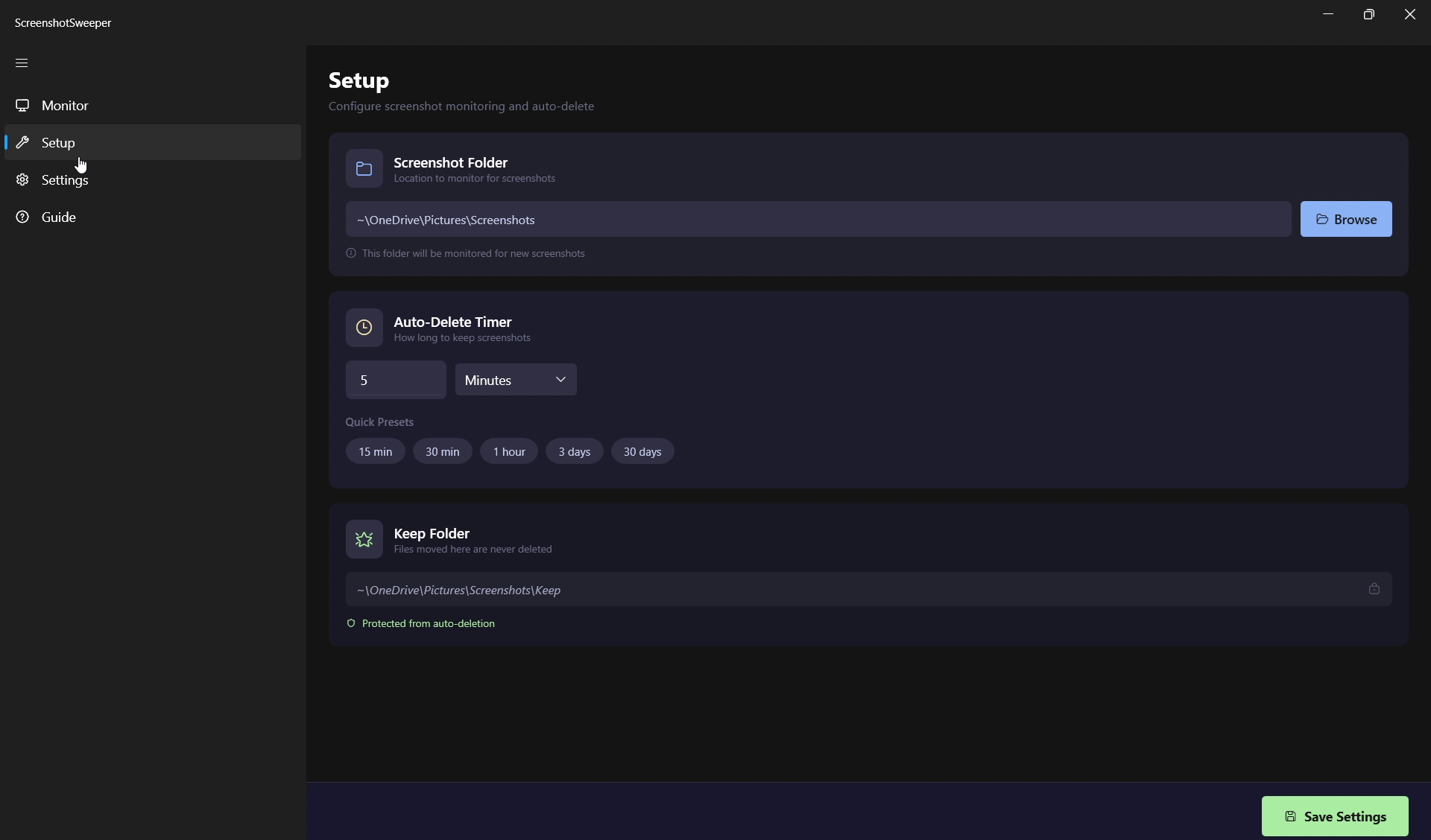 ScreenshotSweeper gallery image