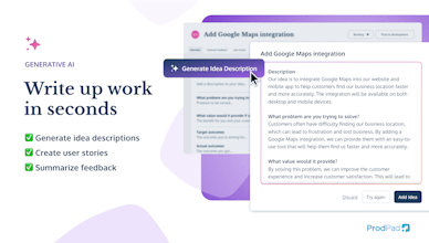 ProdPad: AI Assistant for Product People gallery image