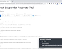 The Great Suspender Recovery Tool image