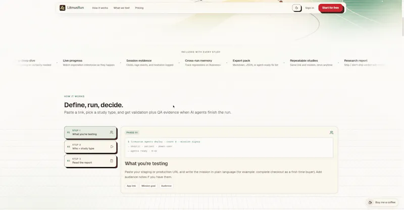 LitmusRun screenshot 8
