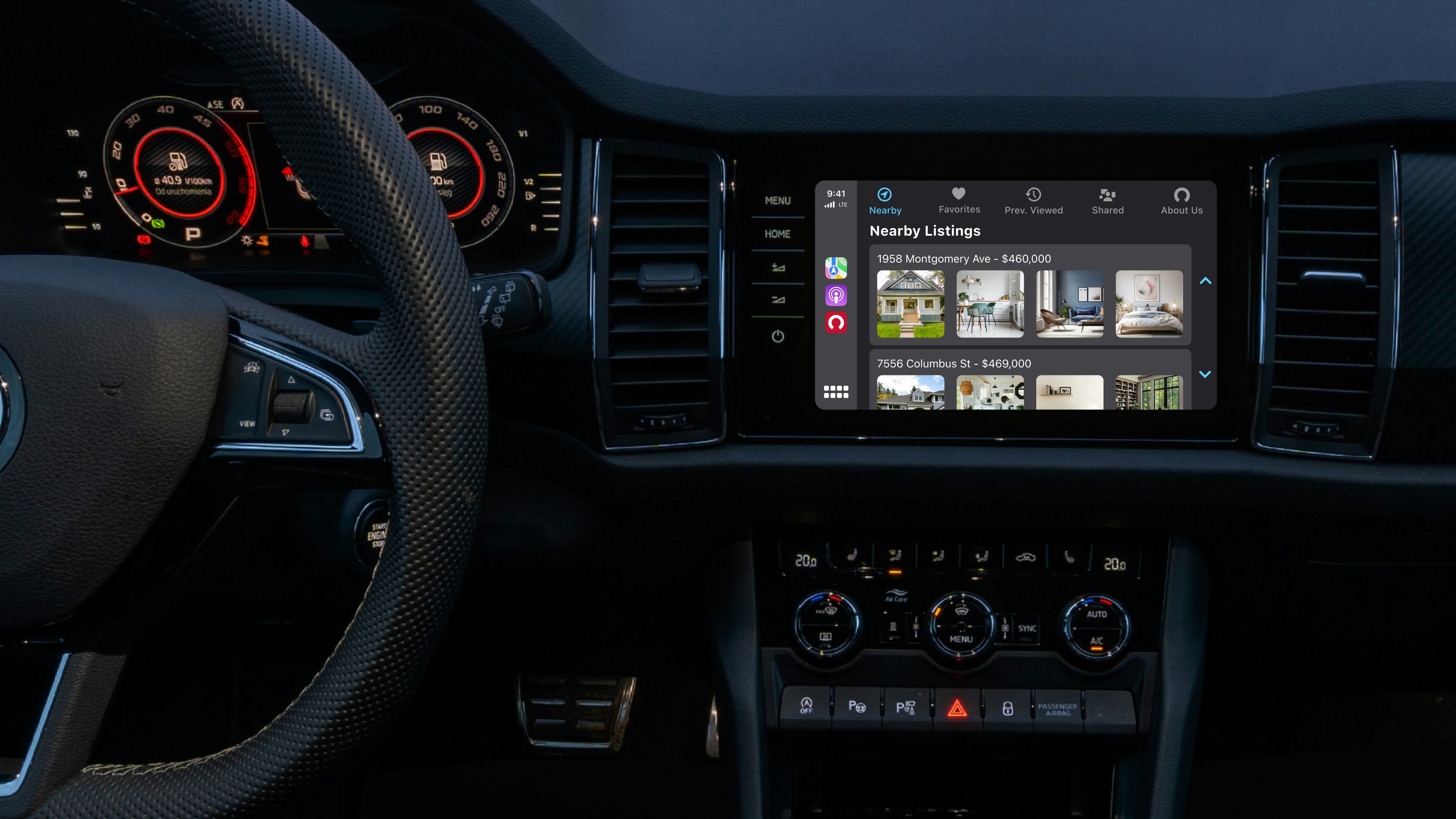 Rocket Homes for CarPlay media 3