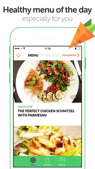 PEP: Healthy menu for the day