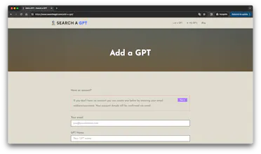 Search a GPT gallery image