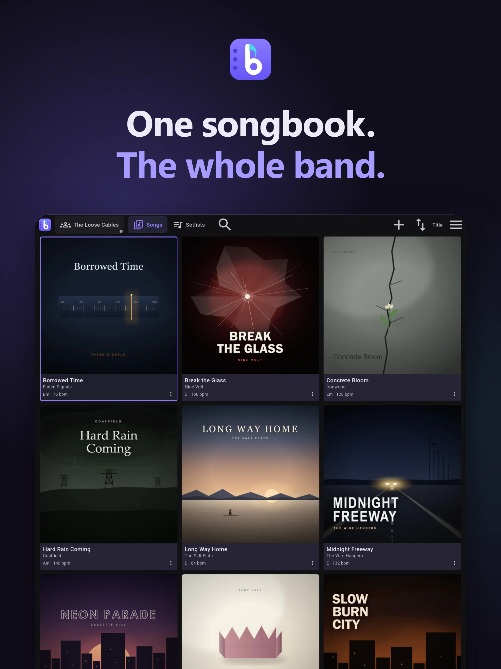 BandBinder: Charts & Setlists gallery image