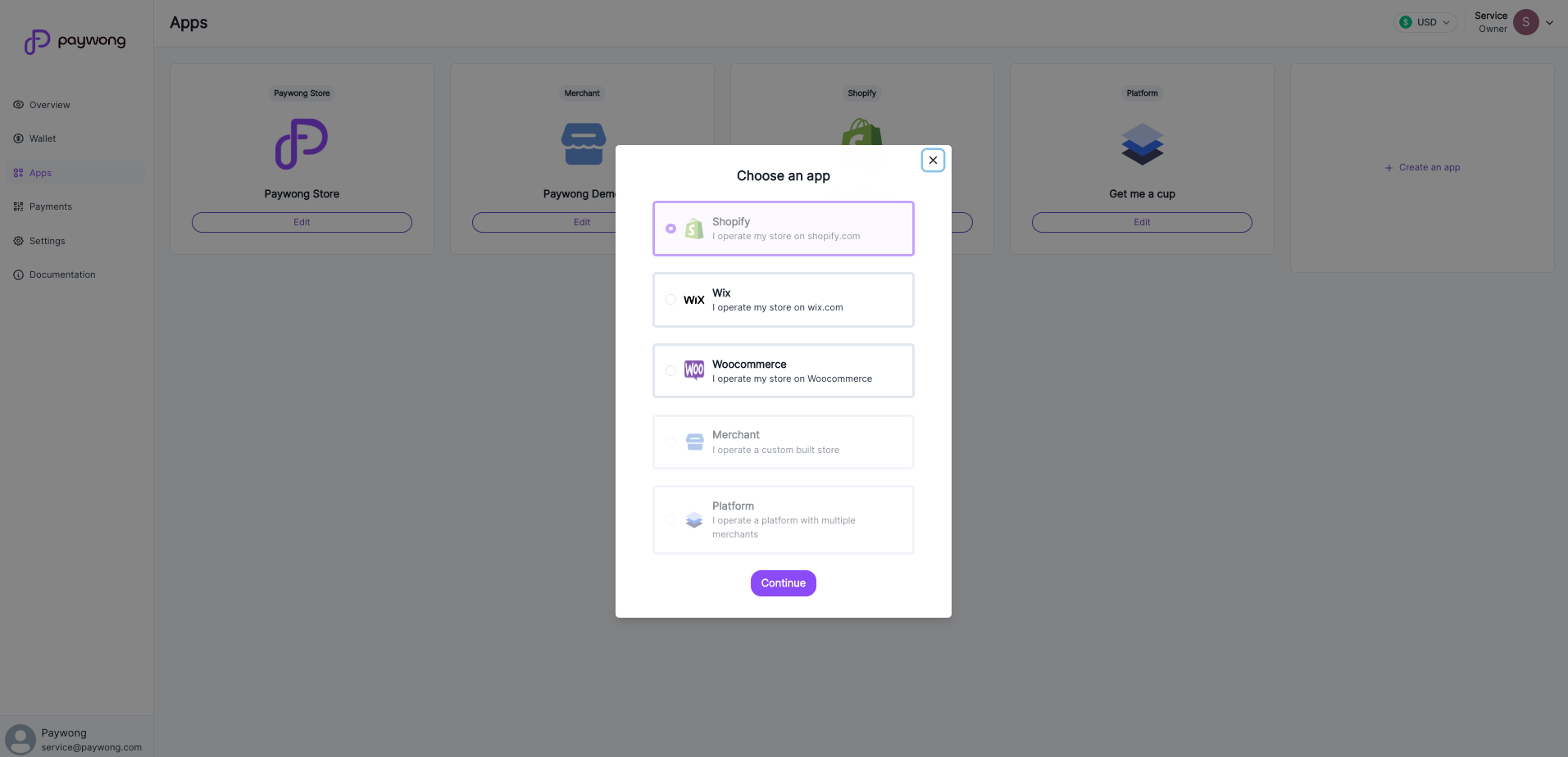 Paywong Shopifyの統合 - 3分でShopifyの暗号支払い。メディア2