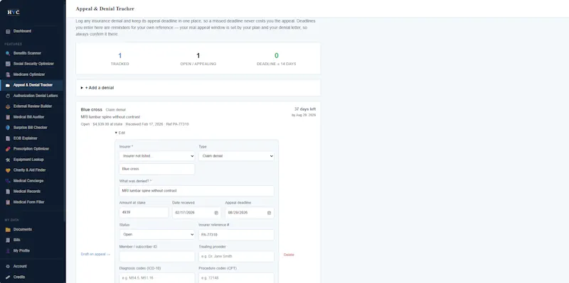Healthvocate.com screenshot 1