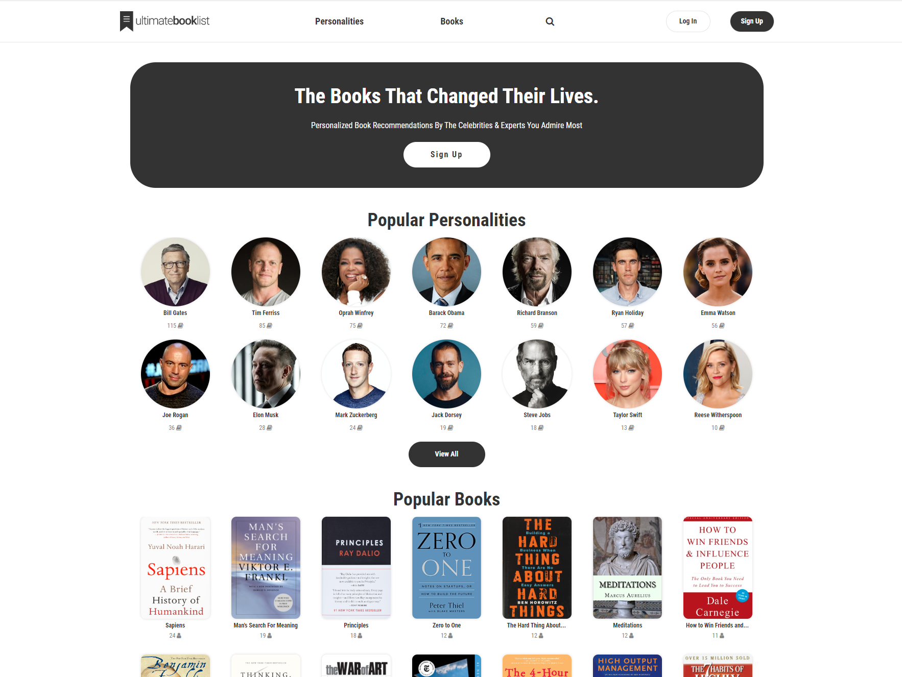 Ultimate Book List