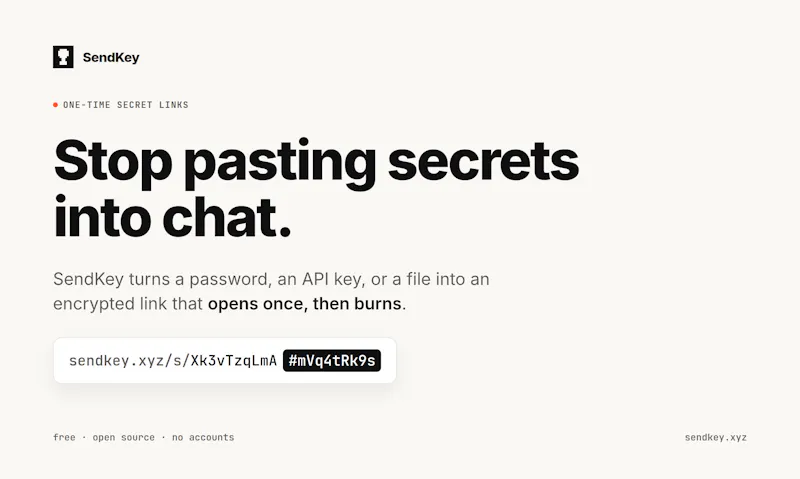 SendKey screenshot 1