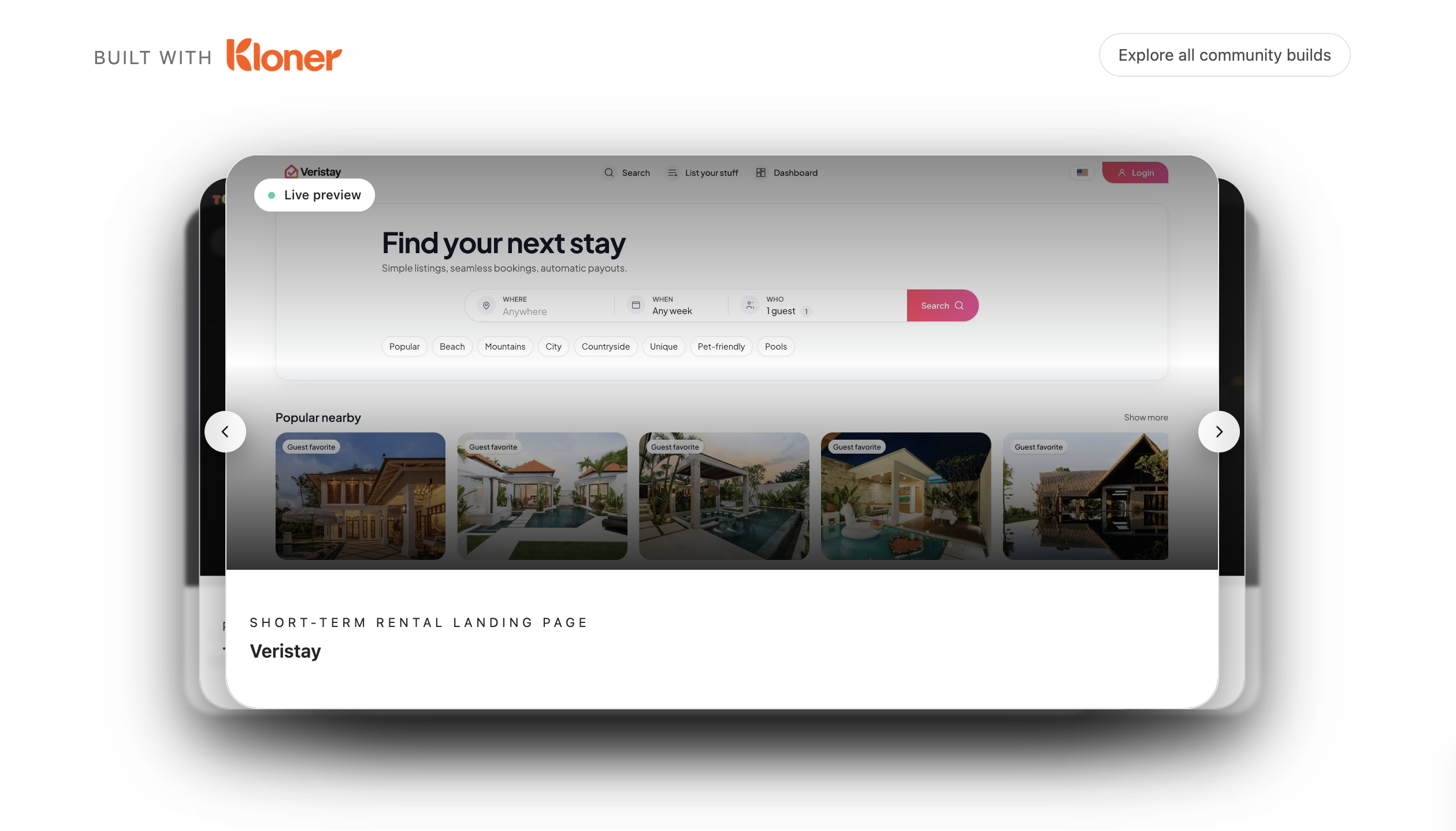 Kloner - Screenshot 3 showing product features and functionality
