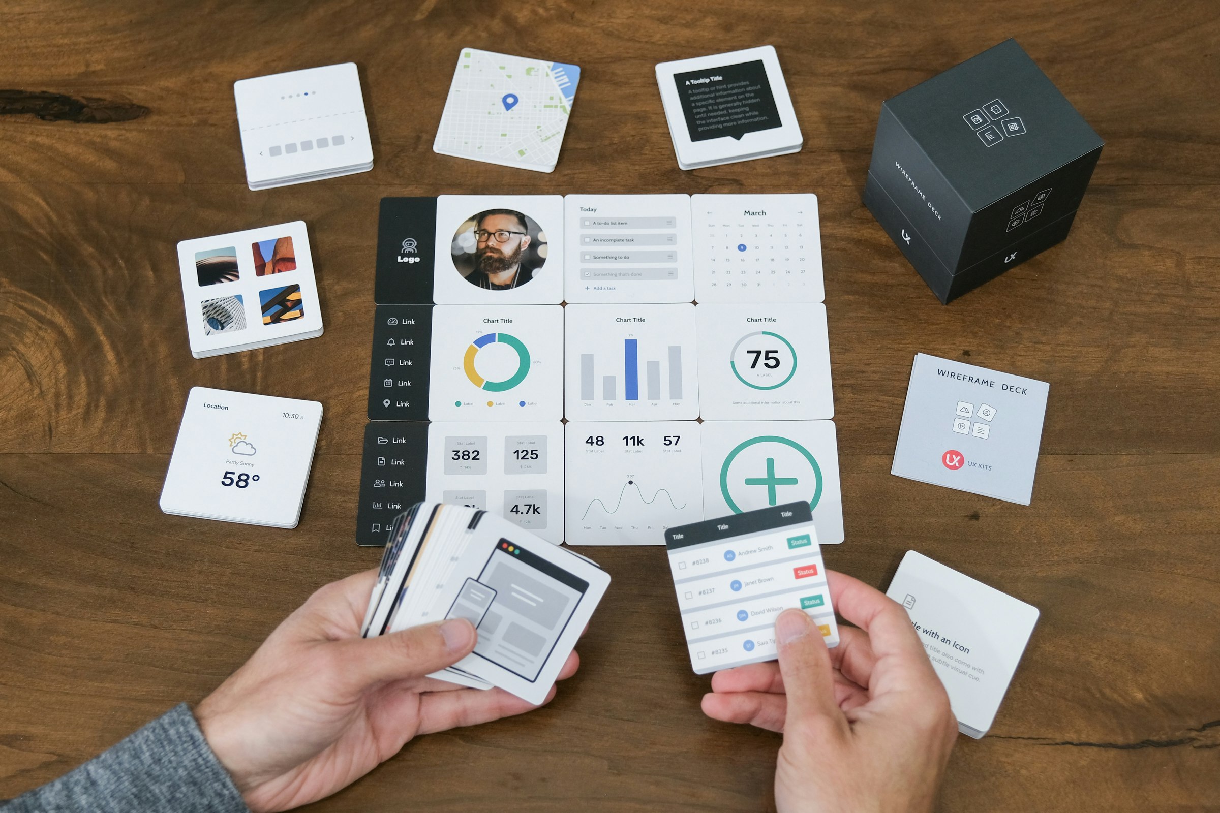 Wireframe Deck of Cards V2 gallery image