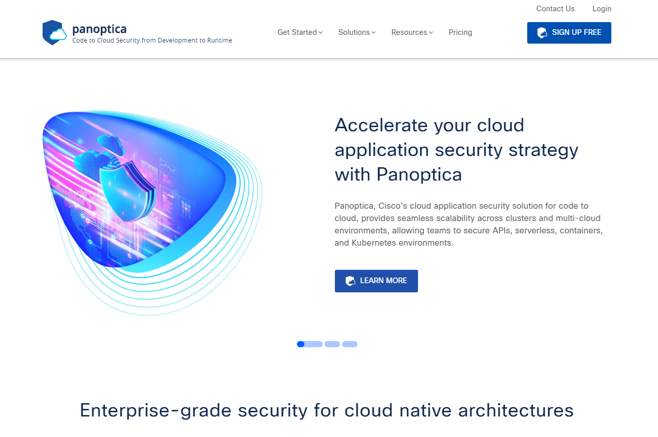 panóptico - Código a seguridad en la nube desde el desarrollo hasta el tiempo de ejecución media 1