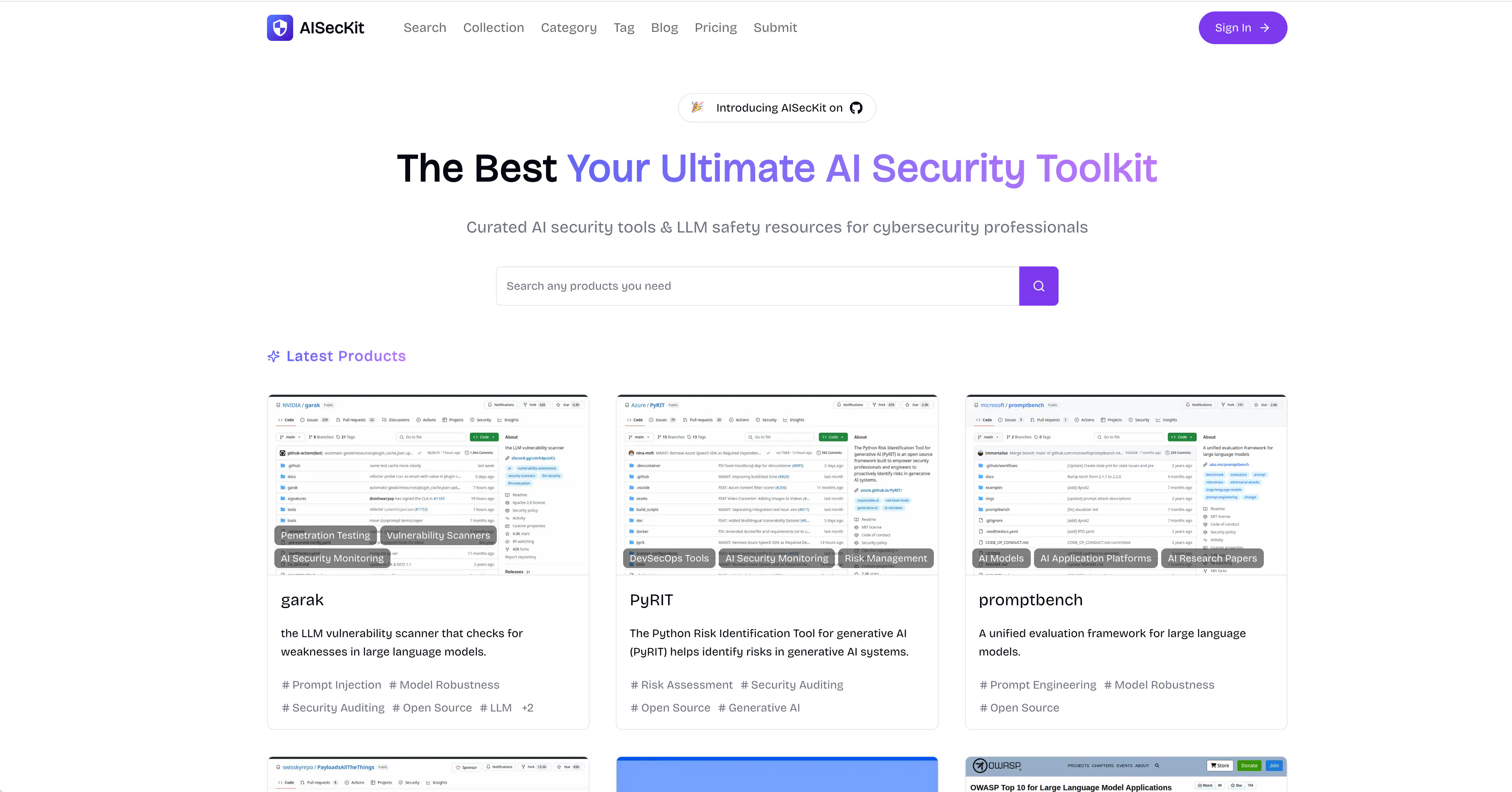 AISecKit - 精选AI安全工具箱. gallery image