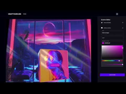 Interactive 3D Cube Scenes for Websites gallery image