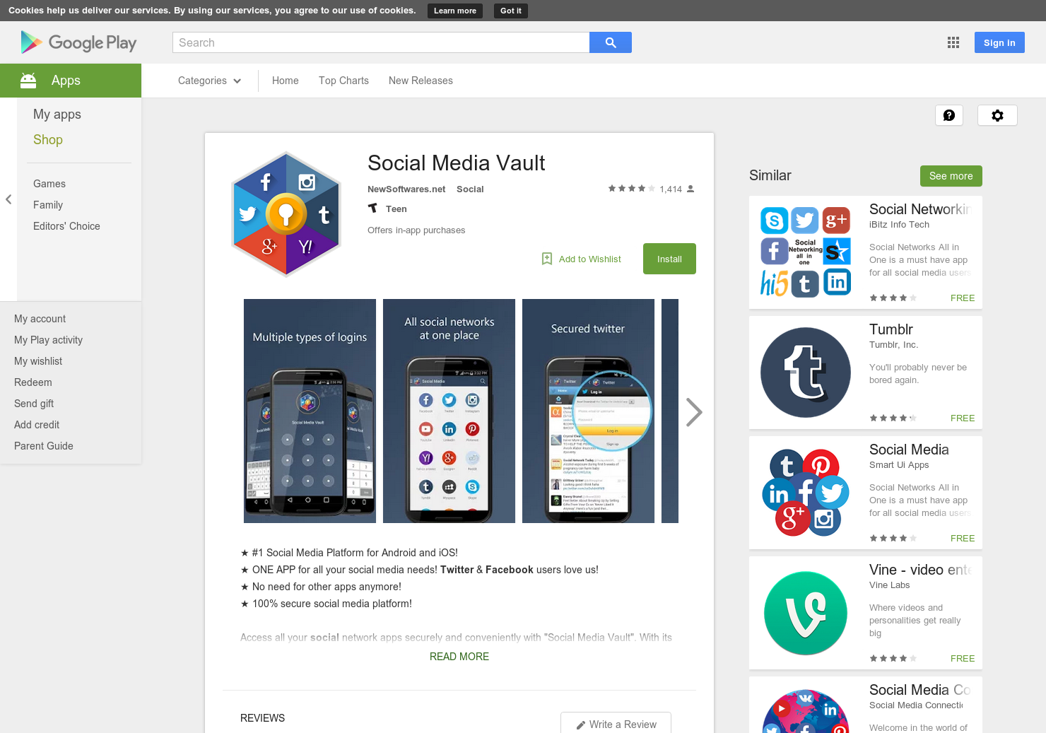 Social Media Vault gallery image