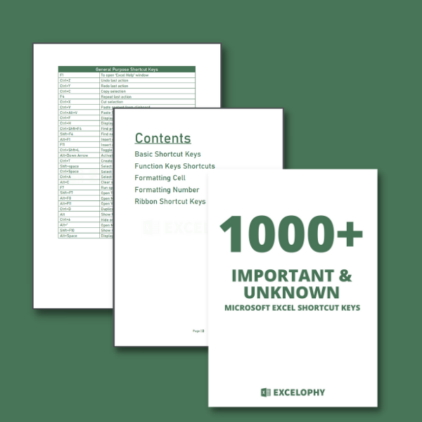 1000+ MS Excel Shortcut keys for Windows gallery image