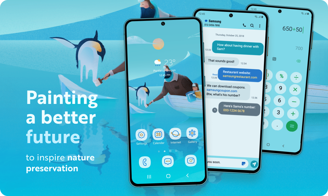 Motivational Eco Galaxy Themes gallery image