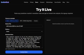 SettleRisk gallery image