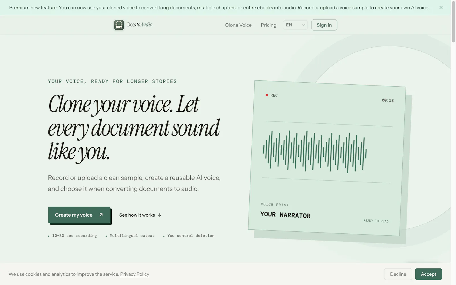 DocsToAudio screenshot 8