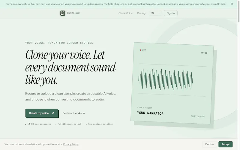 DocsToAudio screenshot 8