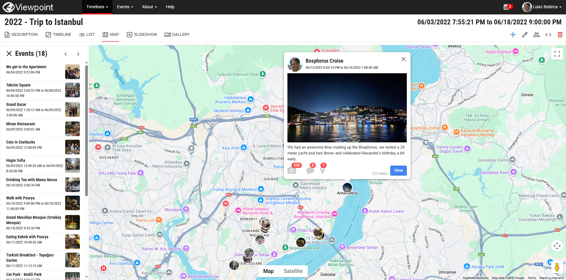 Event Viewpoint - Screenshot 2 showing product features and functionality