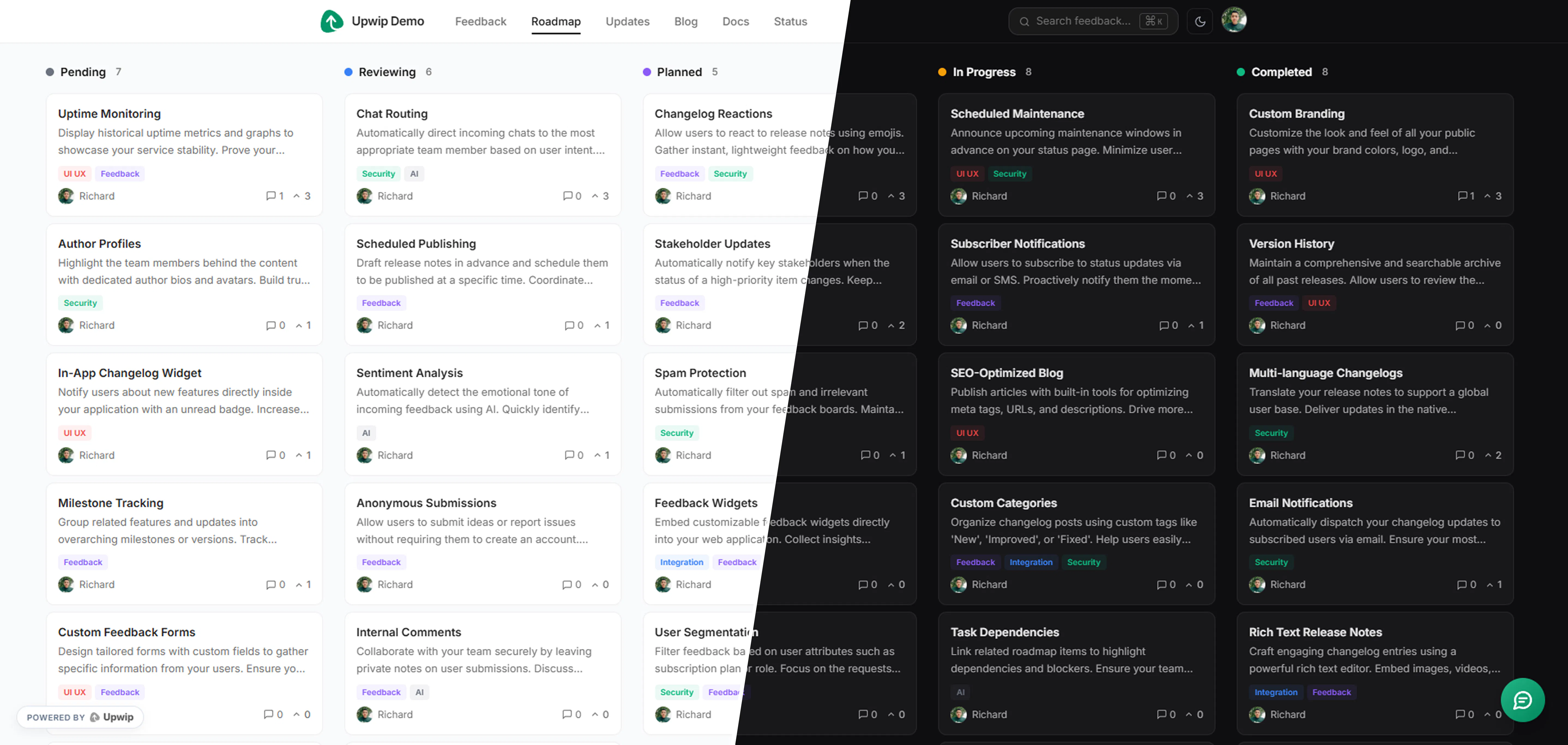 Upwip screenshot 2
