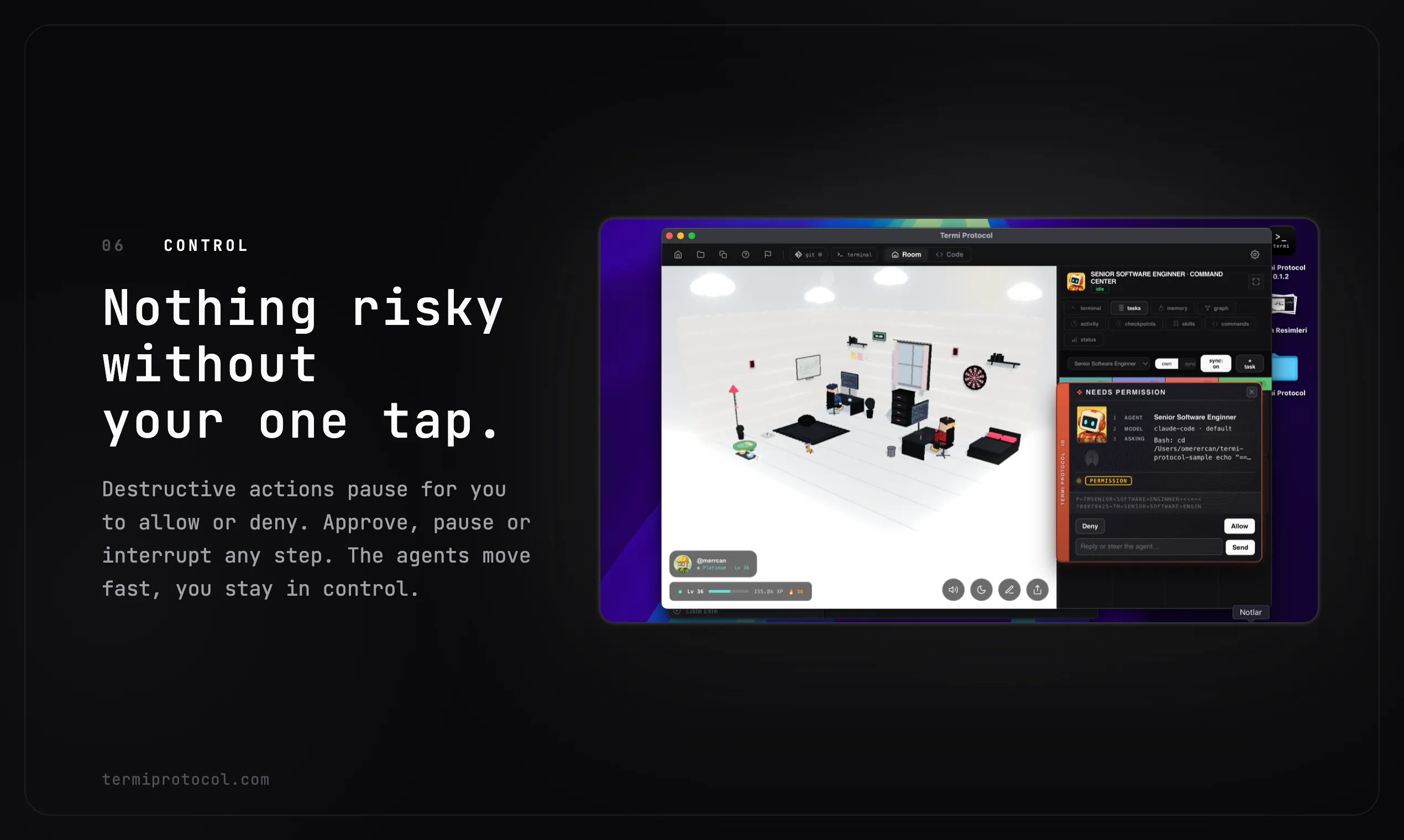 Termi Protocol screenshot