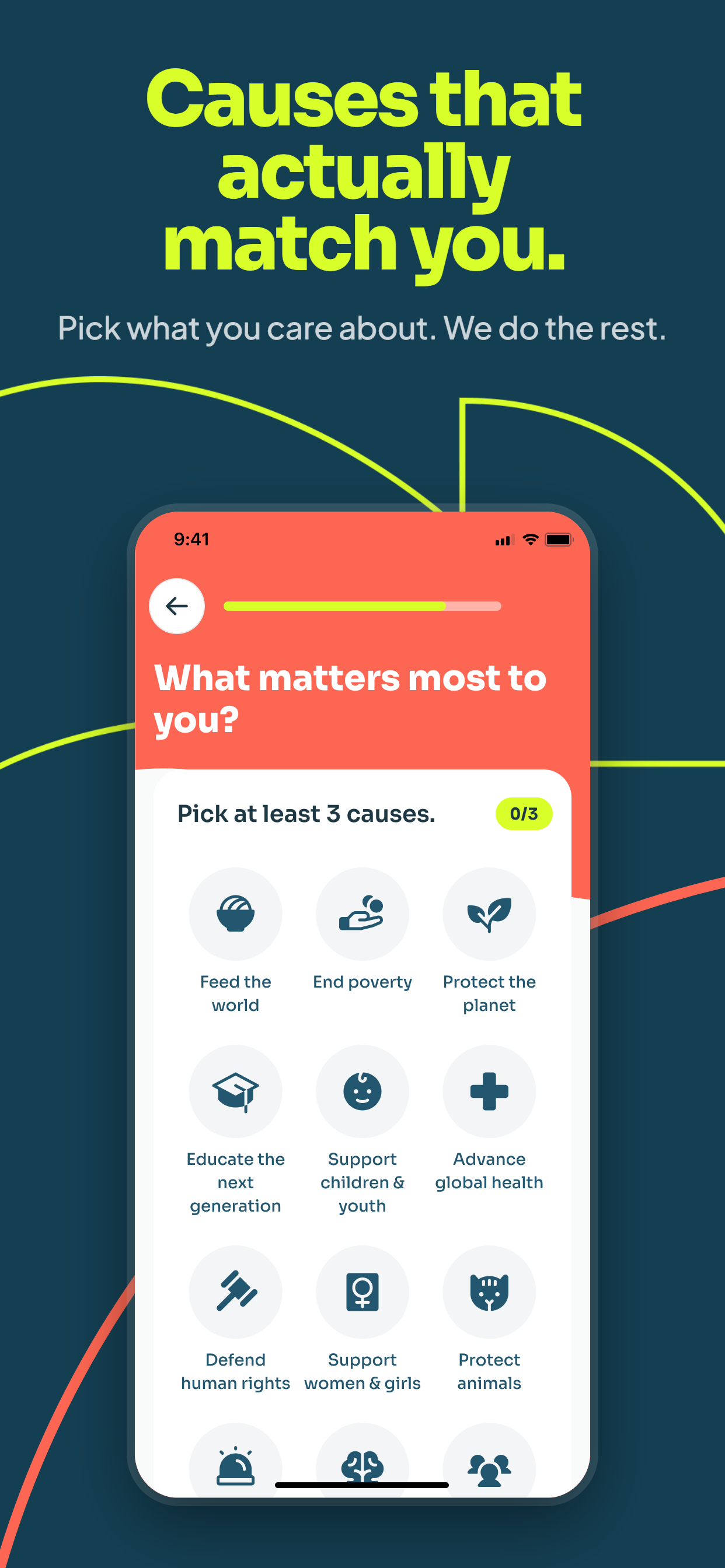 Ritmo — daily giving, one tap gallery image