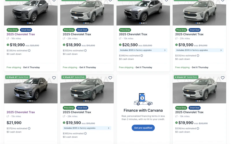 Klunk – Reliability Scores for Used Cars screenshot 2