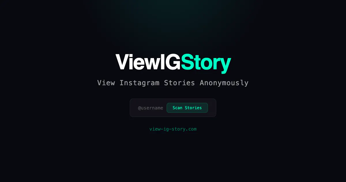 Banner del producto ViewIGStory