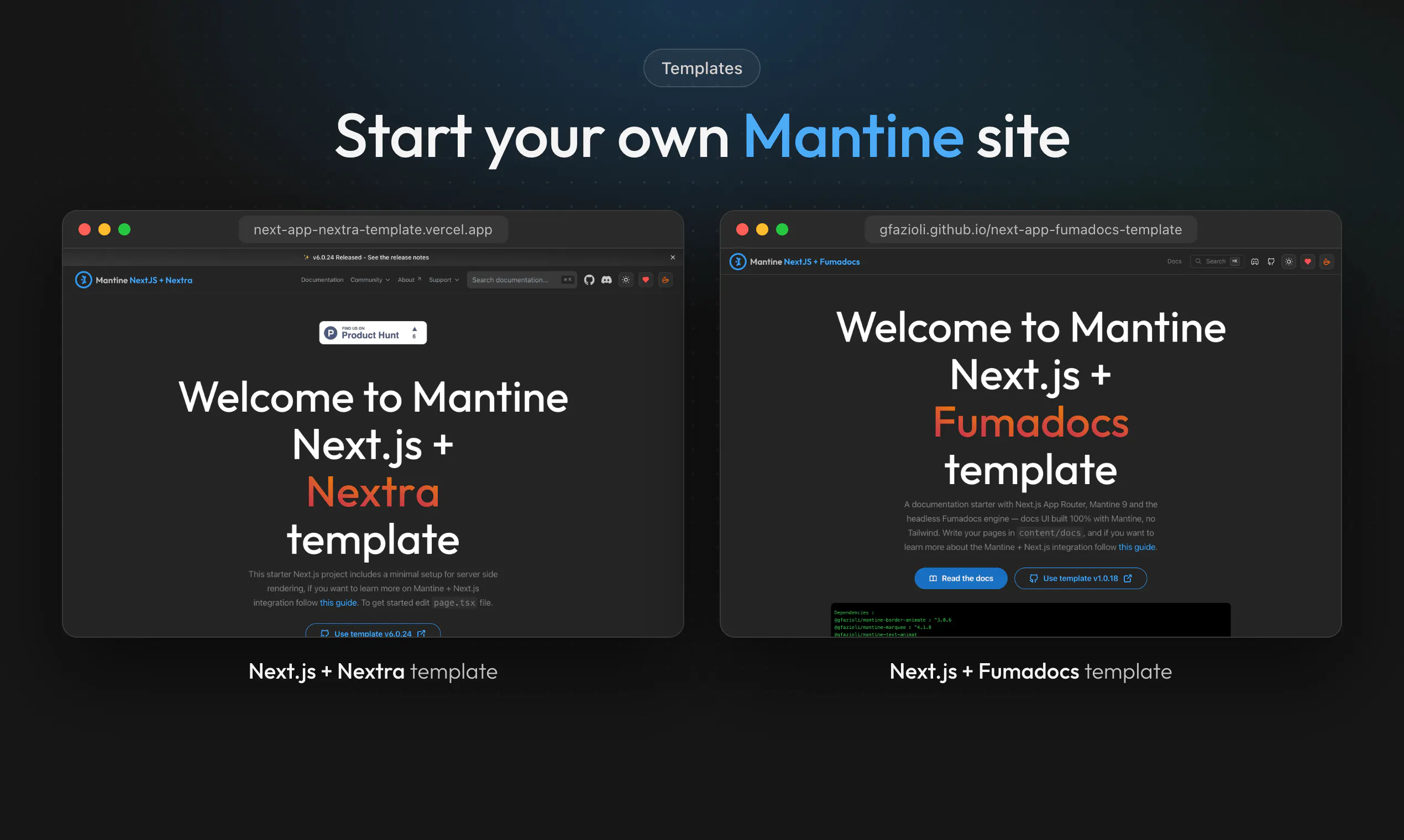 Mantine UI Extensions Hub gallery image