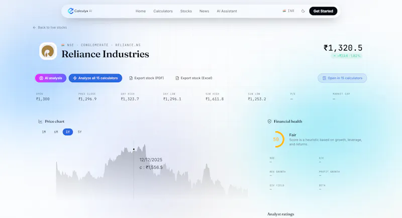 Calculyx AI screenshot 5