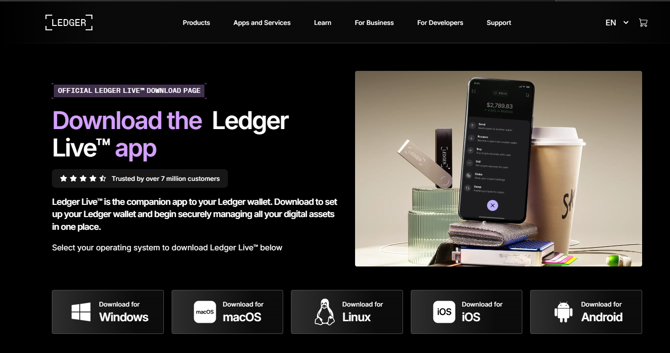 Média Ledger.com/Start - Télécharger Ledger Live ™ |Site officiel® 2