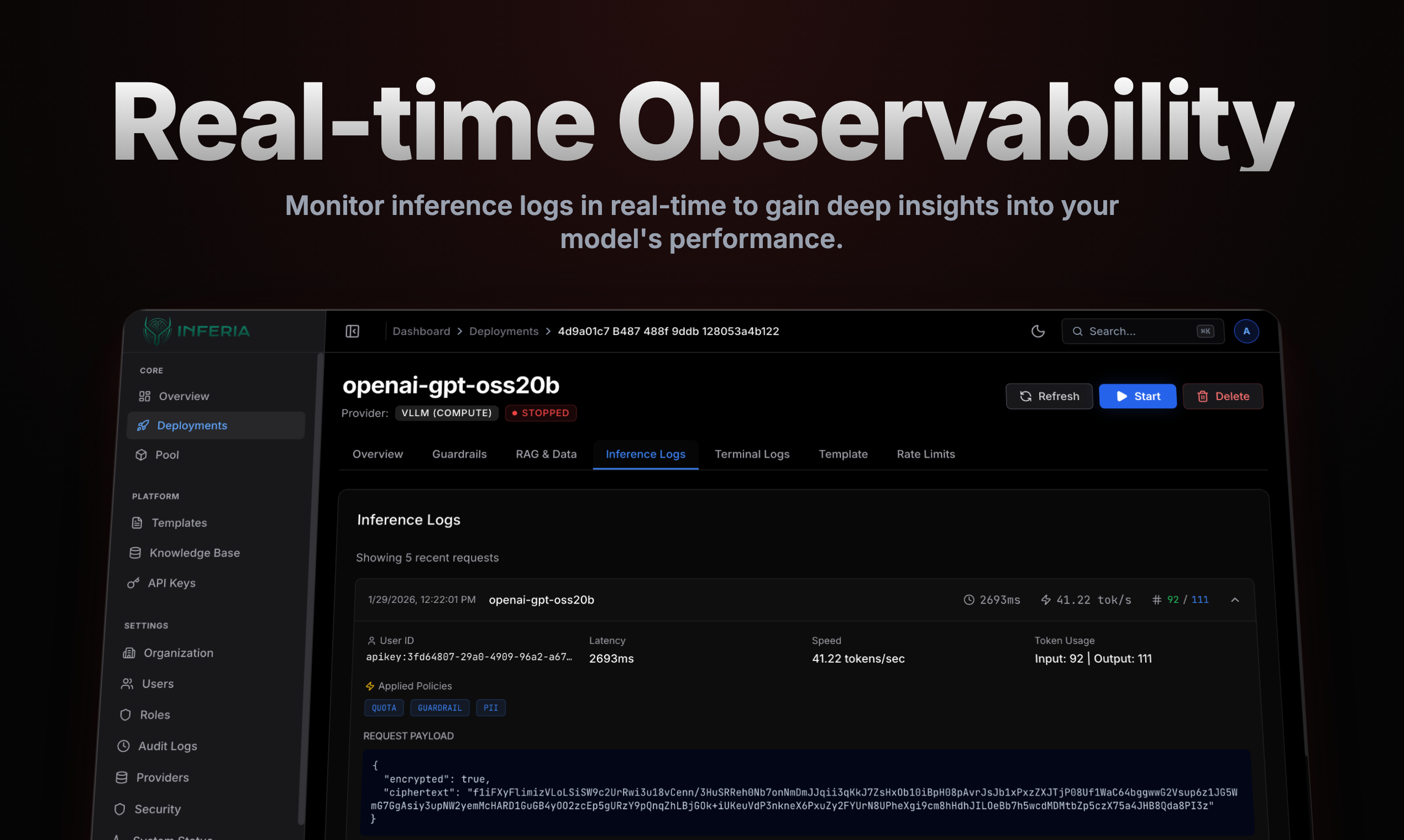 InferiaLLM gallery image