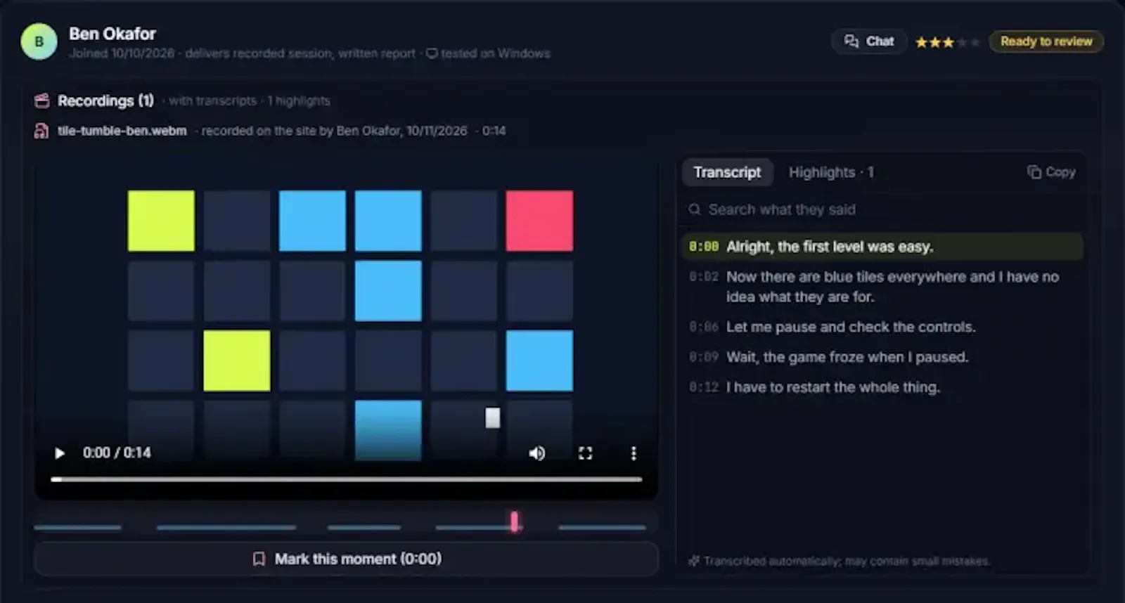 Playtest Platform screenshot 6