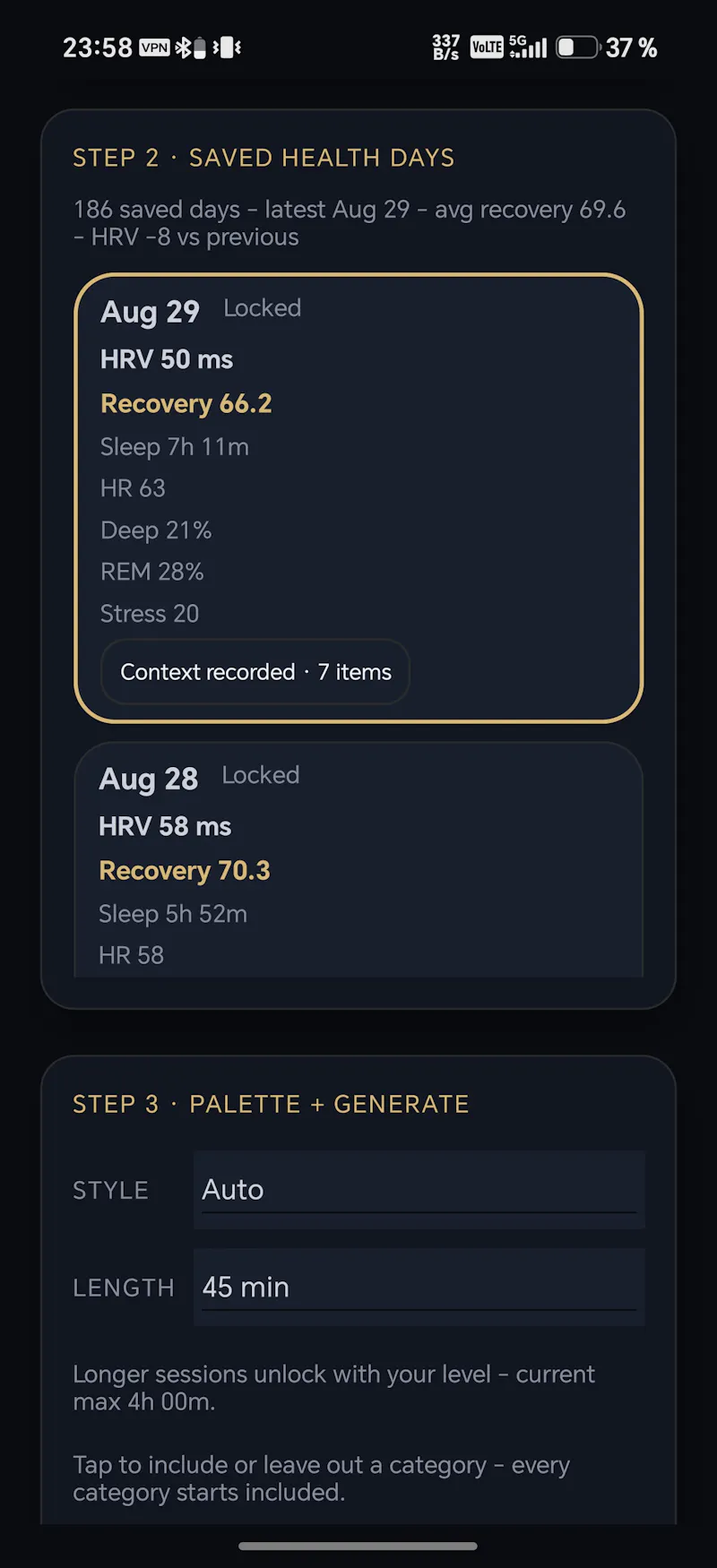 Praenox Aurum for Android screenshot 3