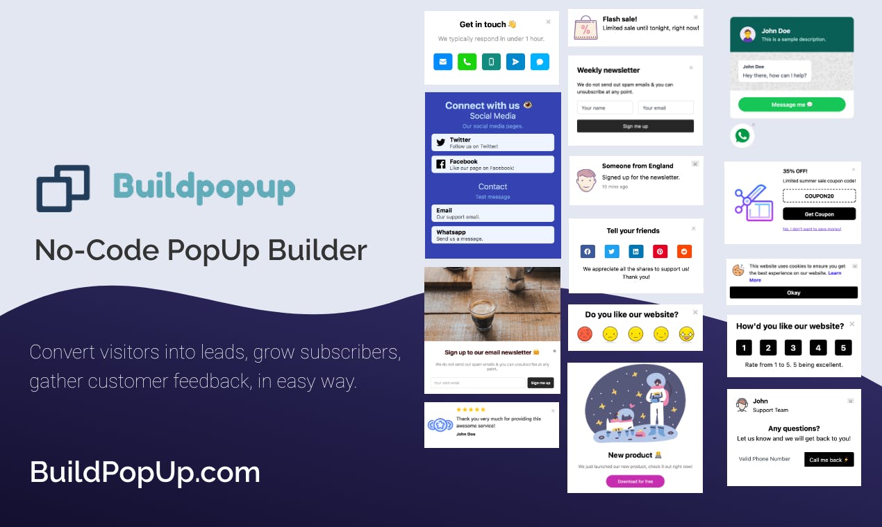 BuildPopUp | No-Code Popup Builder media 1