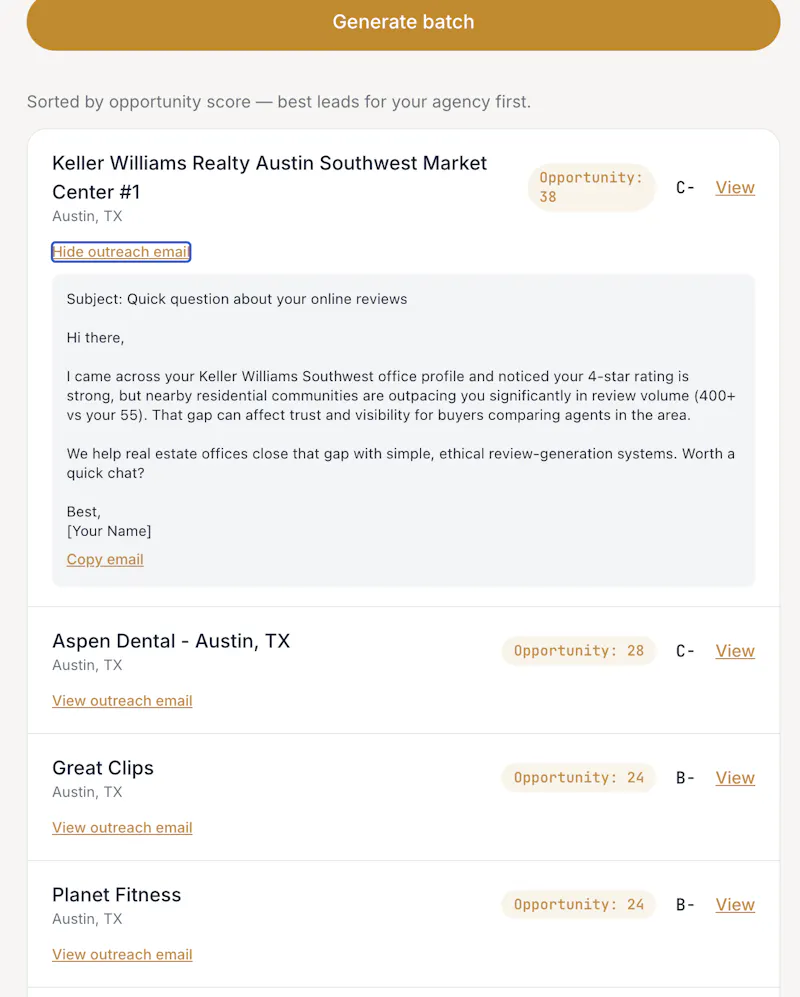 LocalGrade screenshot 3
