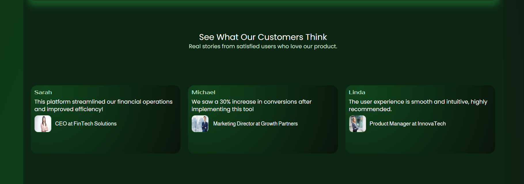 Целевая страница CRM Bubbsell media 3