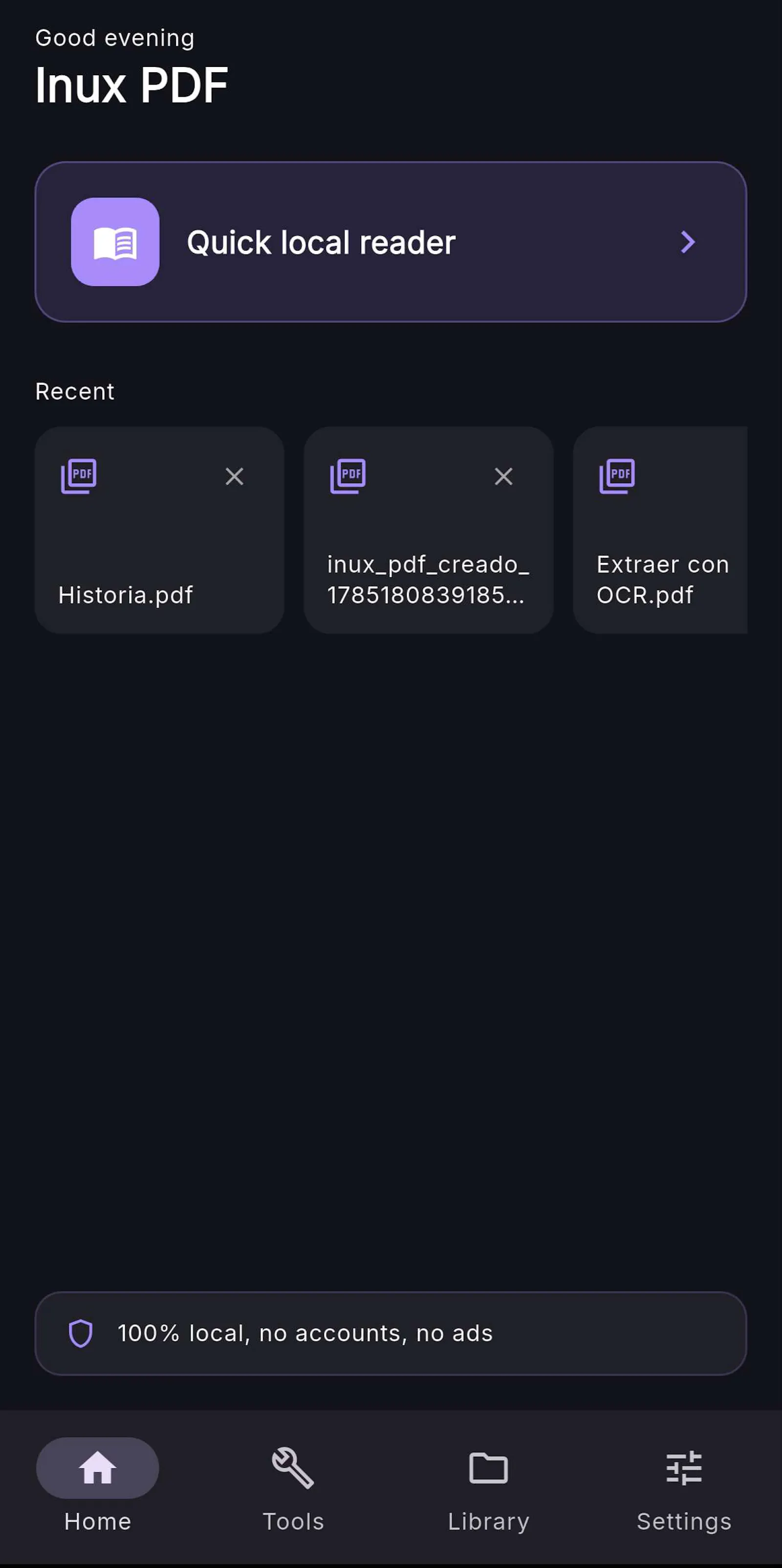 Inux PDF screenshot 3